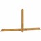 Ekena Millwork Eugene Rough Sawn Timber Gable Bracket, Western Red Cedar, 108"W x 40"H x 2"D x 4"F, 9/12 Pitch GBW108X40X0204EUG00RWR - alternate 3